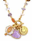 GAS BIJOUX - COLLIER GIPSEA CHARMS MÉTAL DORÉ
