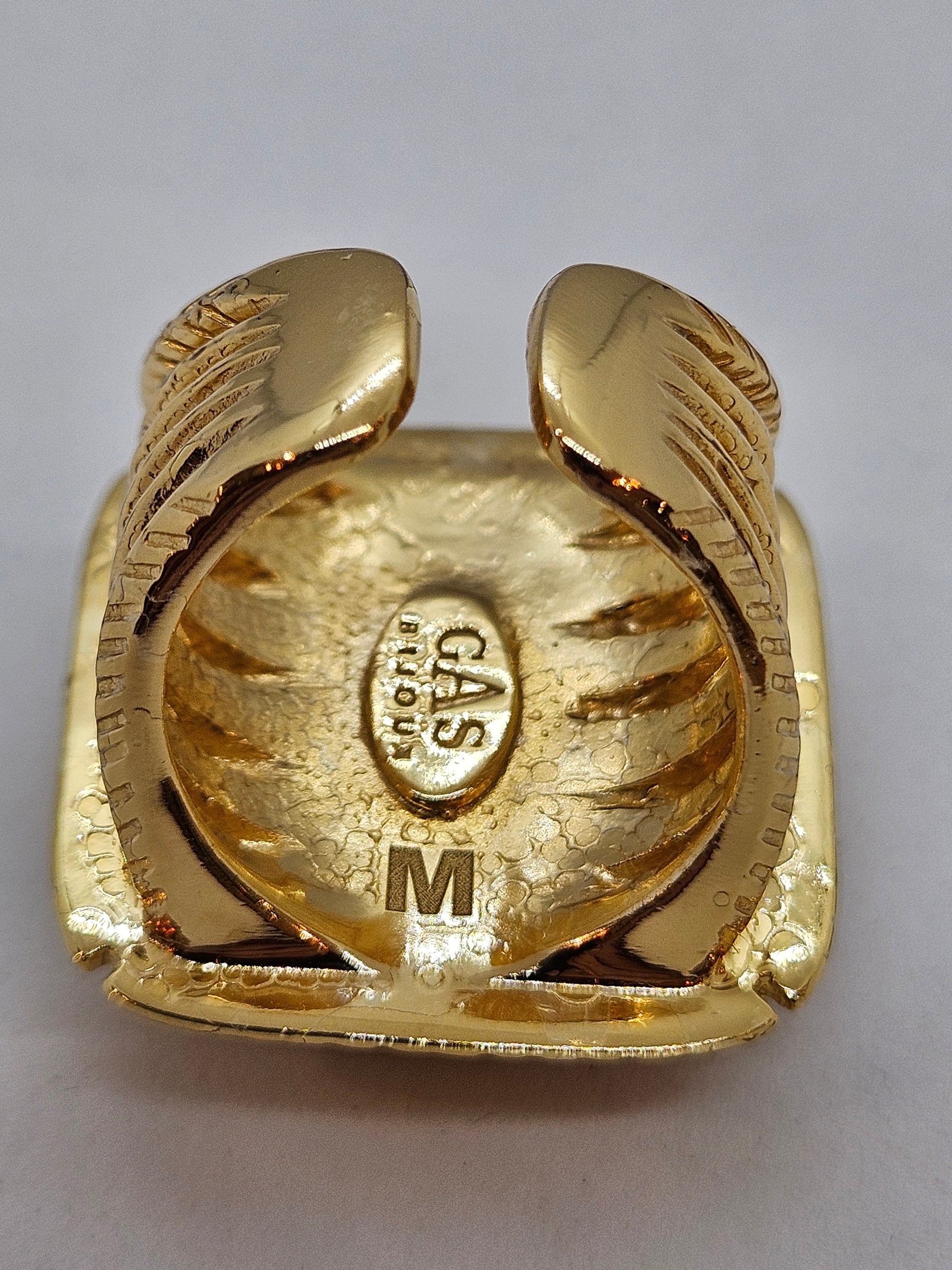 GAS BIJOUX - Bague ARTY - Cornaline - Taille 54 - Pièce unique