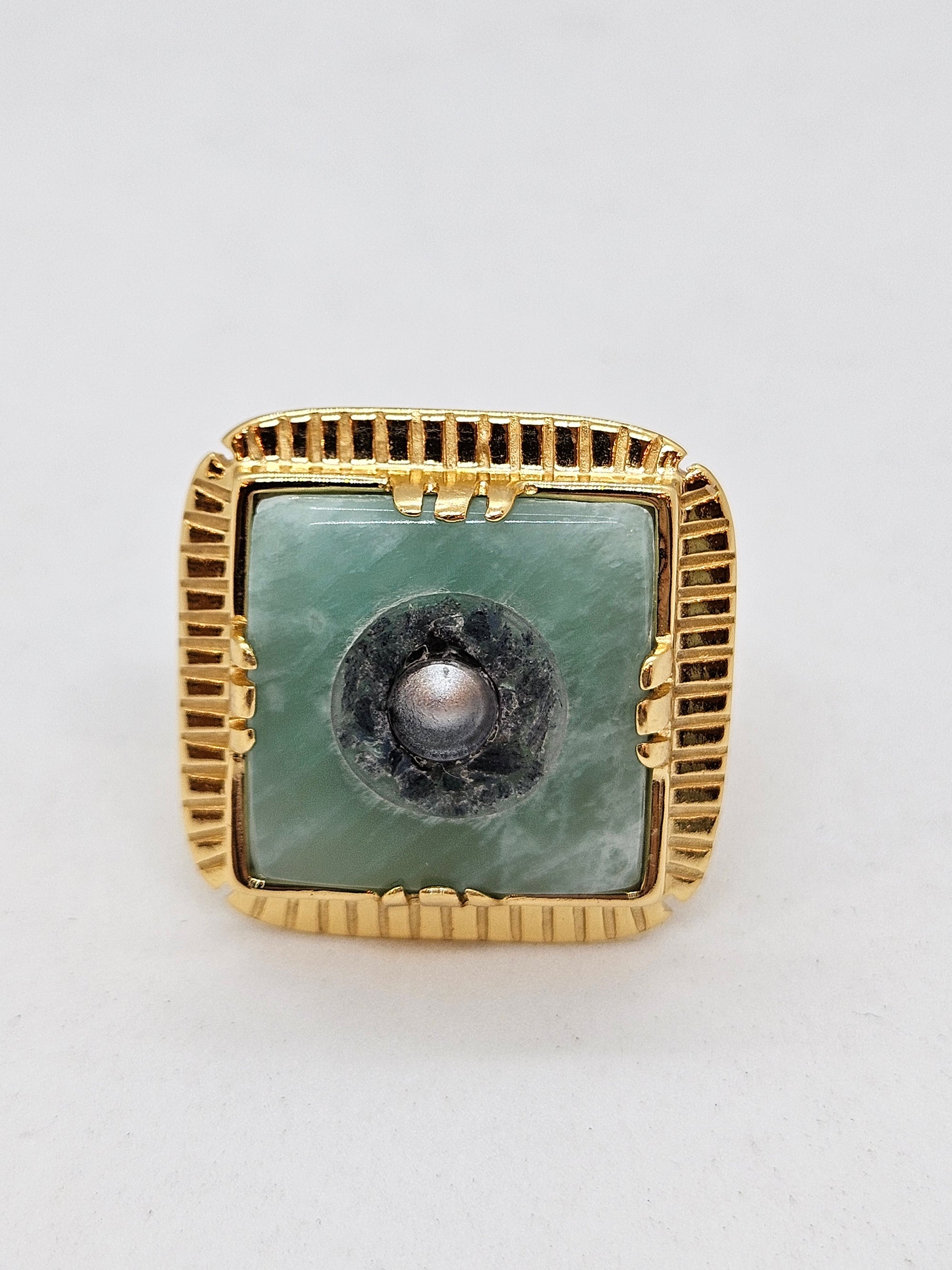 GAS BIJOUX - Bague ARTY - Turquoise - Piece unique Taille 56