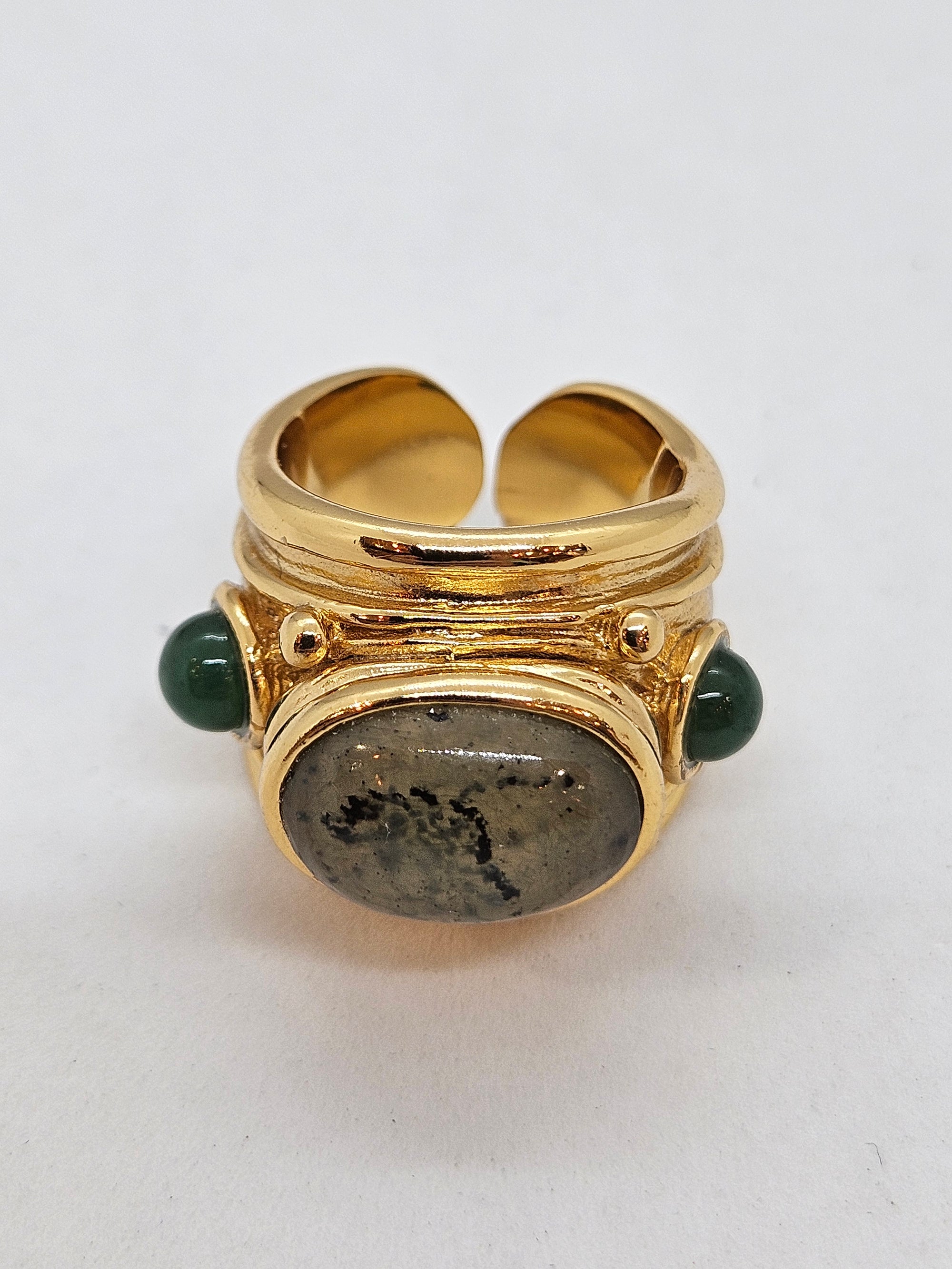 GAS BIJOUX - Bague Simone dorée ( taille 52)
