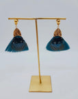 GAS BIJOUX - Boucles d'oreilles PLUMETTE dorées à l'or fin