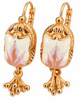 GAS BIJOUX - BOUCLES D'OREILLES SCARAMOUCHE - MÉTAL DORÉ