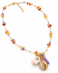 GAS BIJOUX - COLLIER GIPSY CHARMS - MÉTAL DORÉ