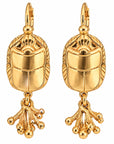 GAS BIJOUX - BOUCLES D'OREILLES SCARAMOUCHE - MÉTAL DORÉ