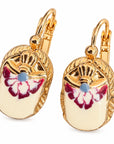 GAS BIJOUX - BOUCLES D'OREILLES SCARAMOUCHE - METAL DORÉ