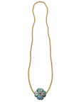 LE MONDE EST STONE - SAUTOIR ÉLASTIQUE FLOWER LABRADORITE