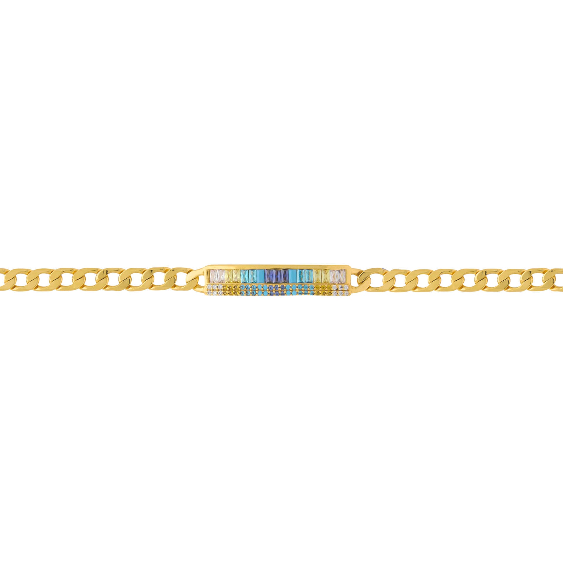 UNE A UNE - Bracelet GRADIENT BLEU