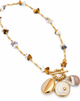 GAS BIJOUX - COLLIER GIPSY CHARMS - MÉTAL DORÉ