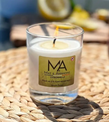 MAT & AMANDINE - Bougie Citronnelle