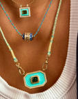 MYA BAY - Collier TURQUOISE YUCATAN