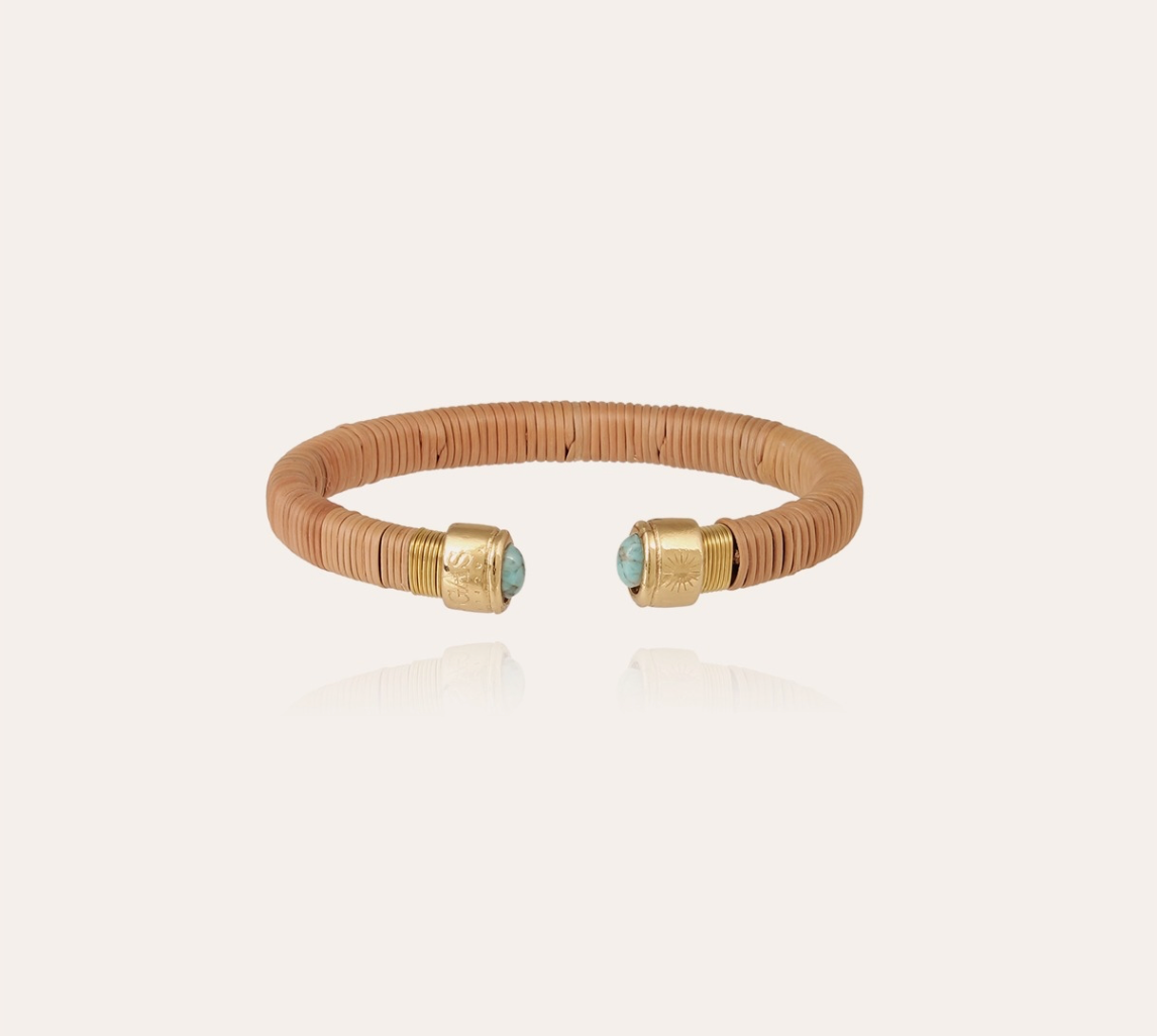 GAS BIJOUX - Bracelet SARINA doré Osier ) Collection des 55 ans