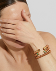 GAS BIJOUX - Bracelet SARINA doré Osier ) Collection des 55 ans