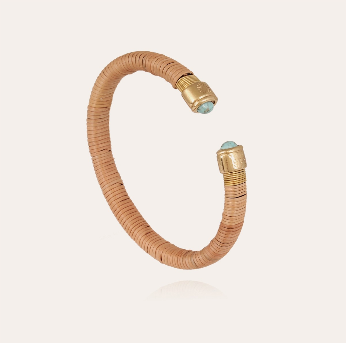 GAS BIJOUX - Bracelet SARINA doré Osier ) Collection des 55 ans