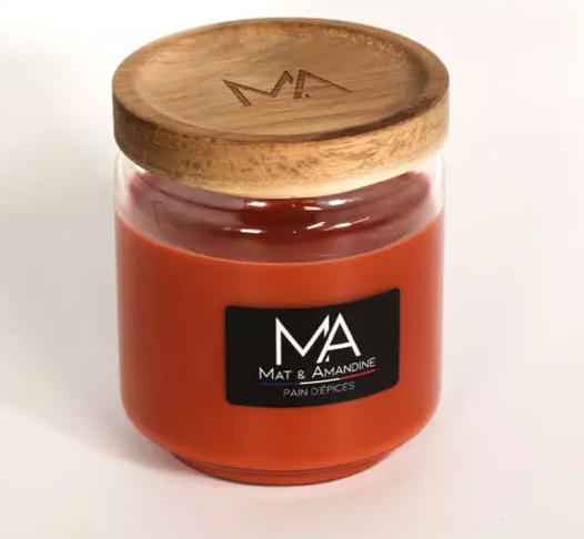 MAT & AMANDINE - Bougie Pain d'Epice