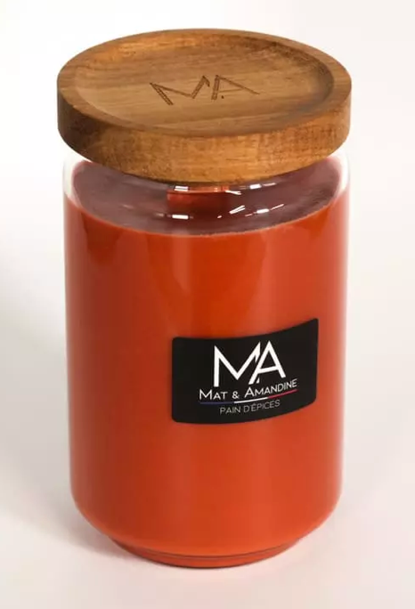 MAT & AMANDINE - Bougie Pain d'Epice