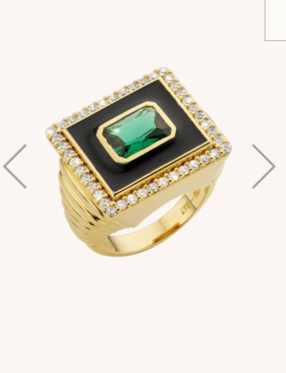 MYA BAY - Bague - Green Stone TANYA taille 52