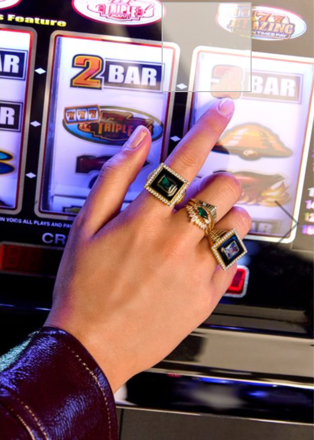 MYA BAY - Bague - Green Stone TANYA taille 52