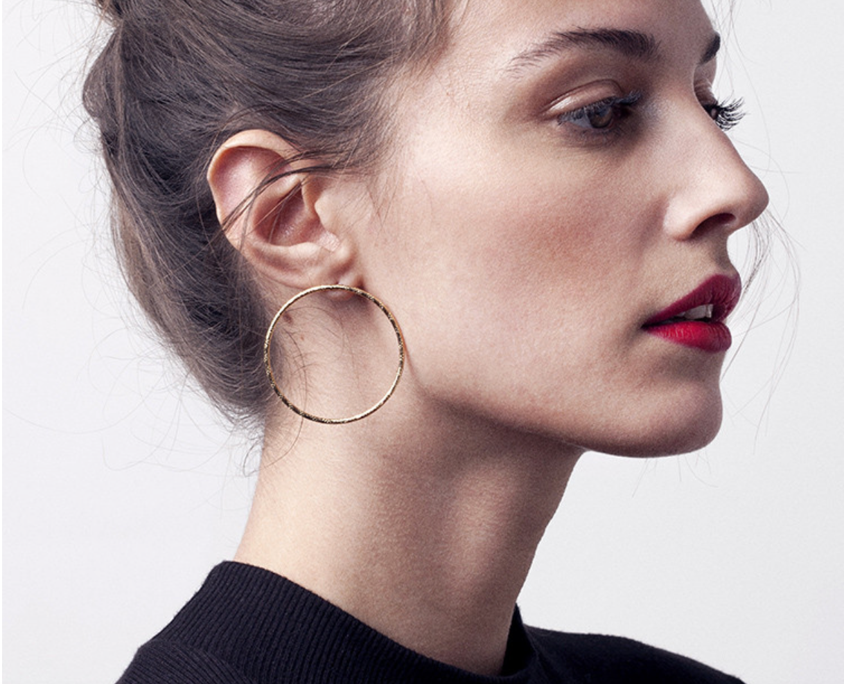 CHIC ALORS - Boucles d'oreilles Babette Large dorée
