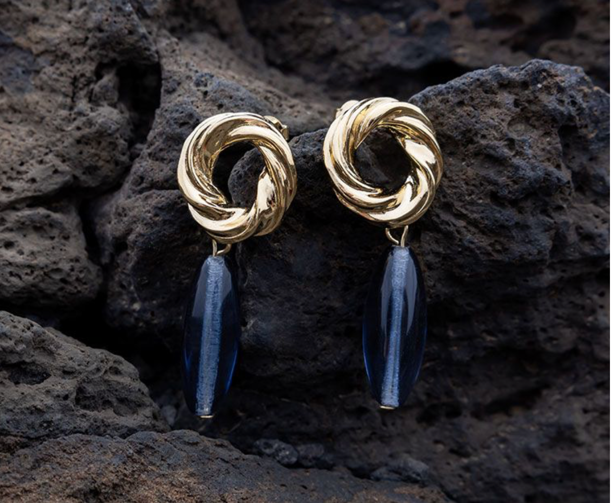 CHIC ALORS - Boucles NORMA bleu
