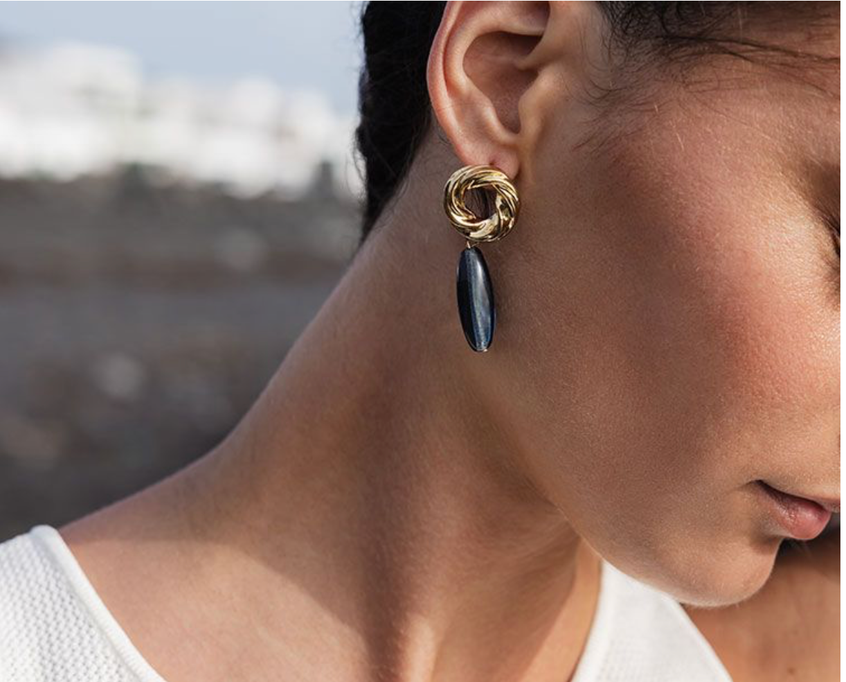 CHIC ALORS - Boucles NORMA bleu