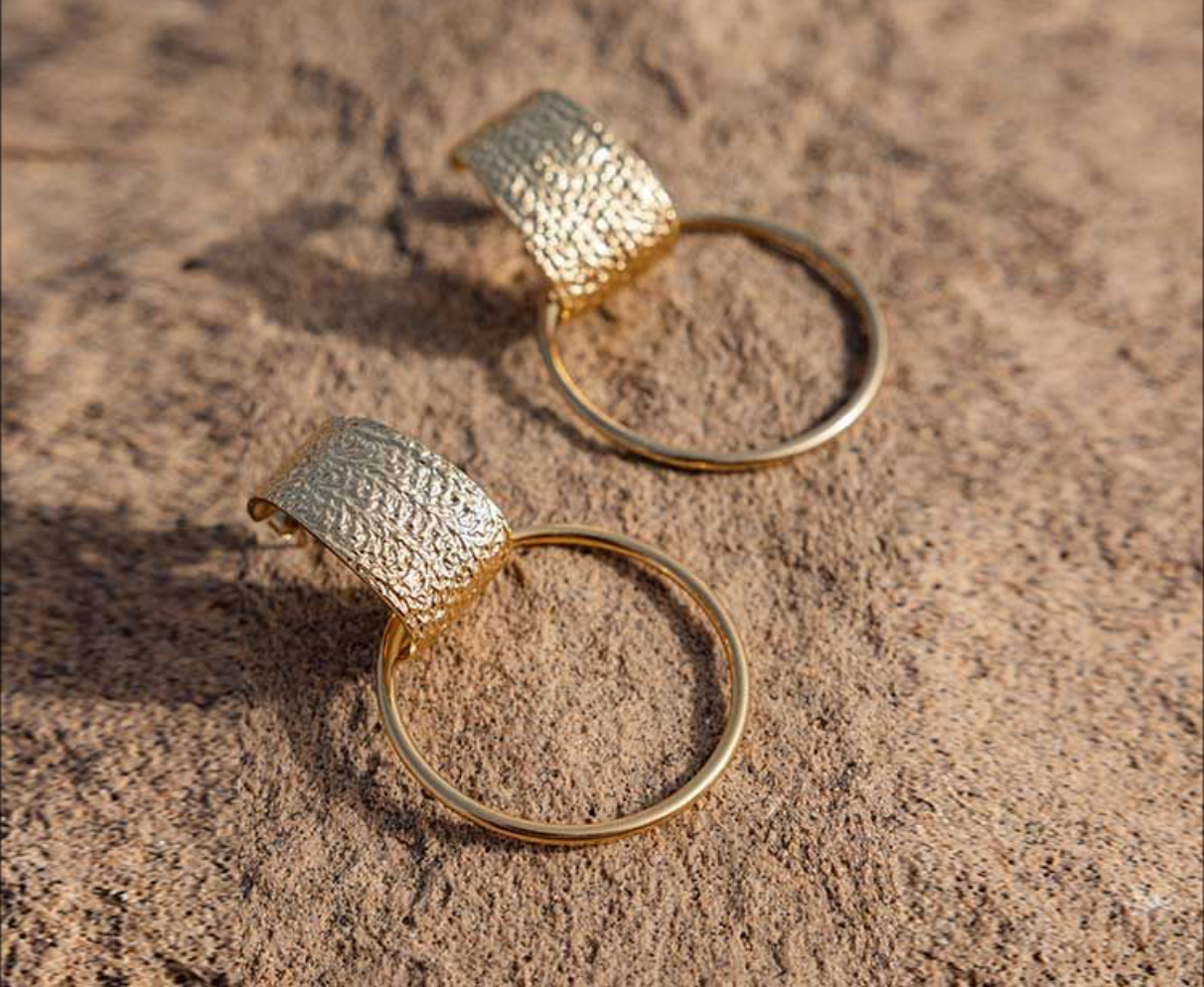 CHIC ALORS - Boucles AFROFITE dorées