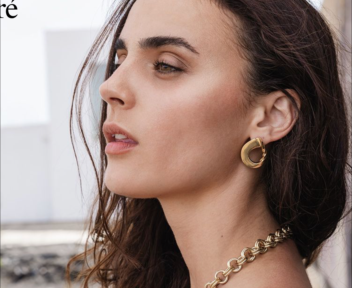 CHIC ALORS - Boucles Aqua dorées