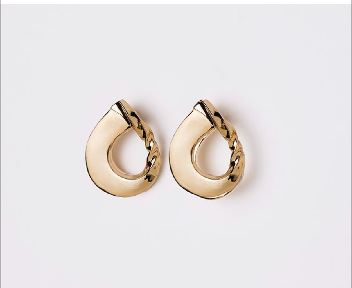 CHIC ALORS - Boucles Aqua dorées