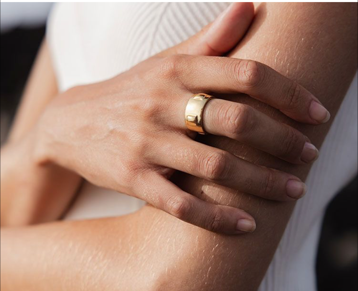 CHIC ALORS - Bague LEX dorée