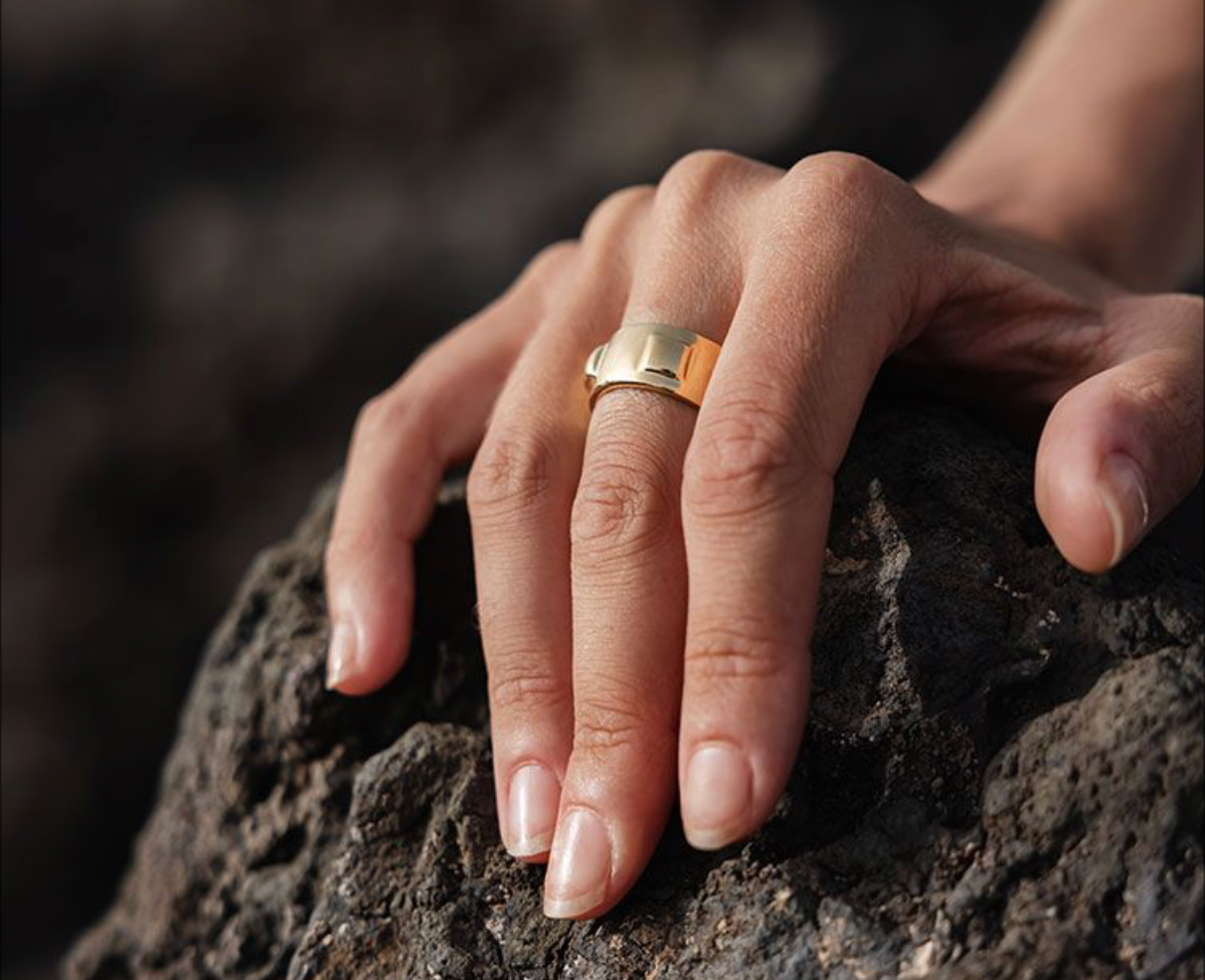 CHIC ALORS - Bague LEX dorée