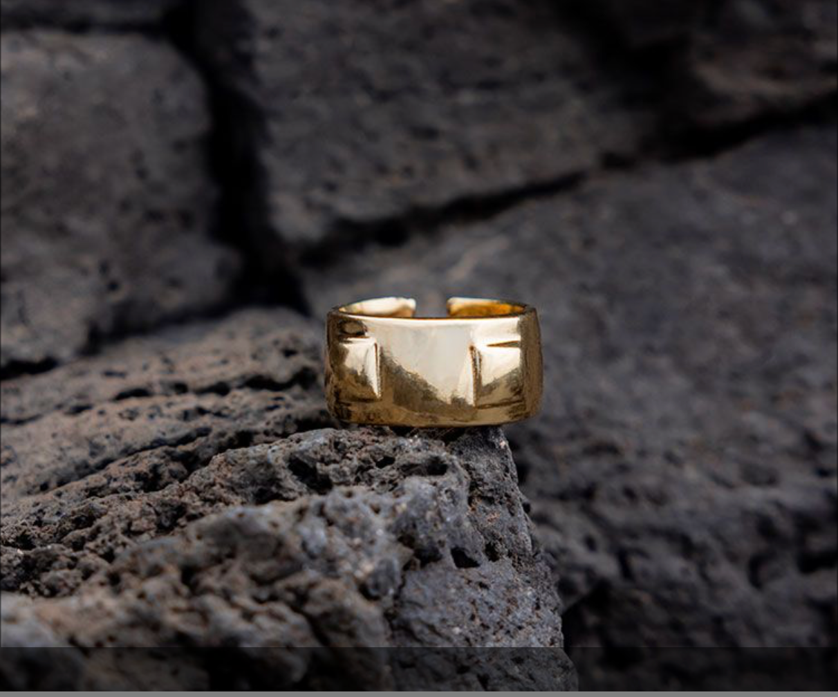 CHIC ALORS - Bague LEX dorée