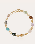 GAS BIJOUX - Collier RAiNBOW multi doré à l'or fin
