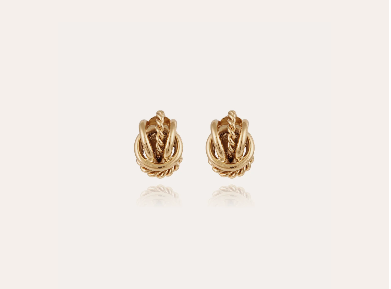 GAS BIJOUX - Boucles LILOU dorées à l'or fin