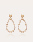 GAS BIJOUX - Boucles d'oreilles Bibi RIVIERA dorée à l'or fin
