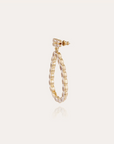 GAS BIJOUX - Boucles d'oreilles Bibi RIVIERA dorée à l'or fin