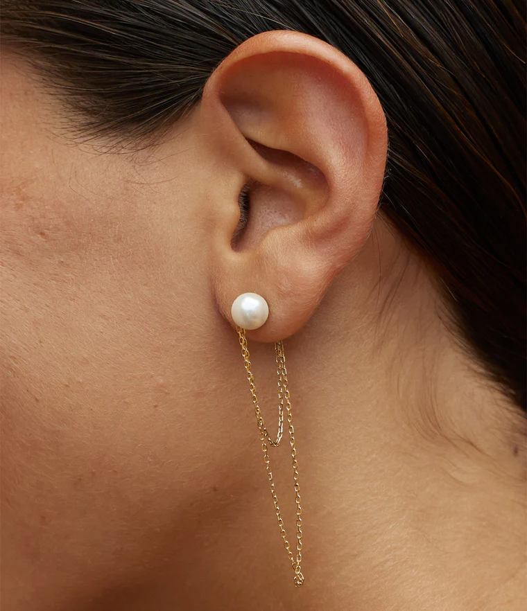 ZAG BIJOUX - Boucles d'oreilles NARCISSO aciere doré