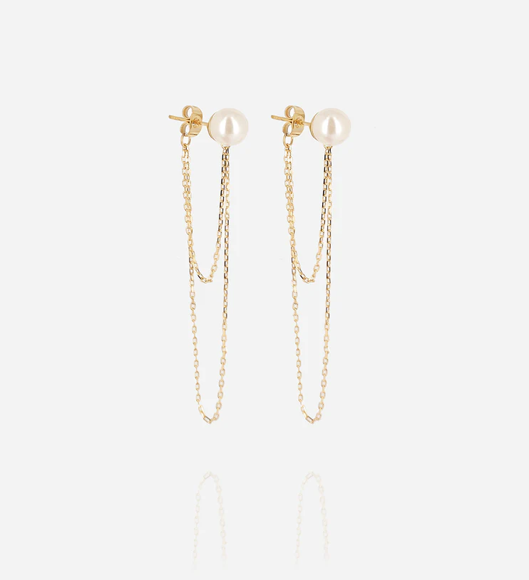 ZAG BIJOUX - Boucles d'oreilles NARCISSO aciere doré
