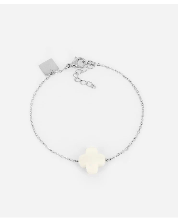 ZAG BIJOUX - Bracelet VEGA acier blanc