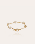 GAS BIJOUX - Bracelet perla MÉTAL doré à l'or fin
