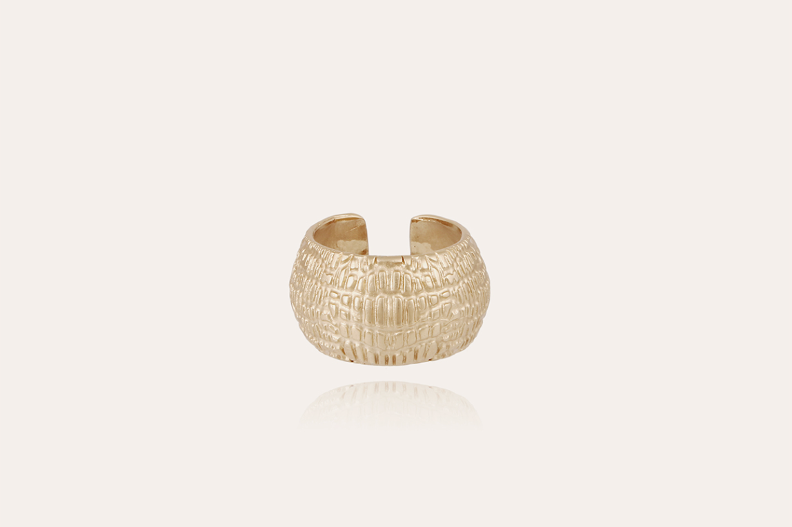 GAS BIJOUX - Bague WILD dorée à l'or fin