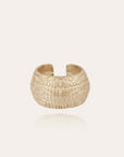 GAS BIJOUX - Bague WILD dorée à l'or fin