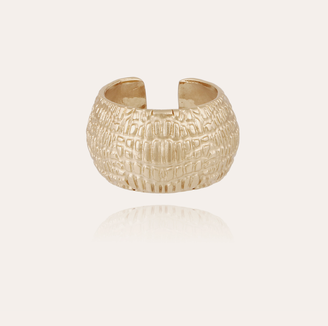 GAS BIJOUX - Bague WILD dorée à l'or fin