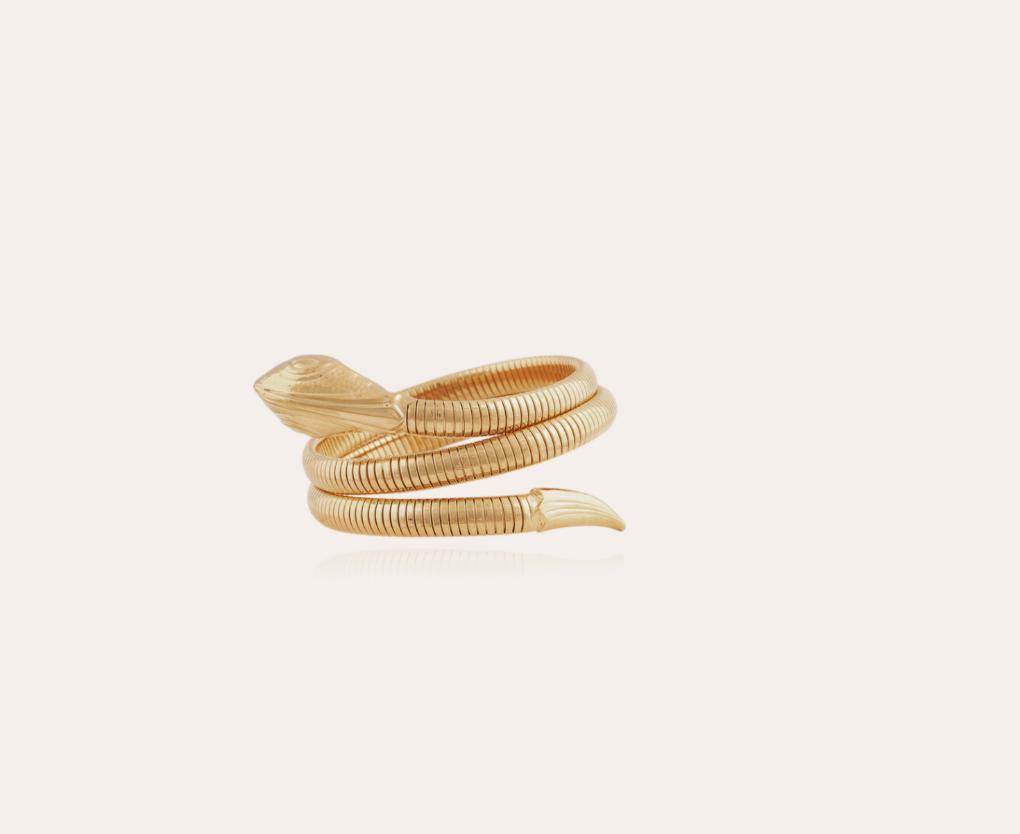 GAS BIJOUX - Bracelet serpent dorée