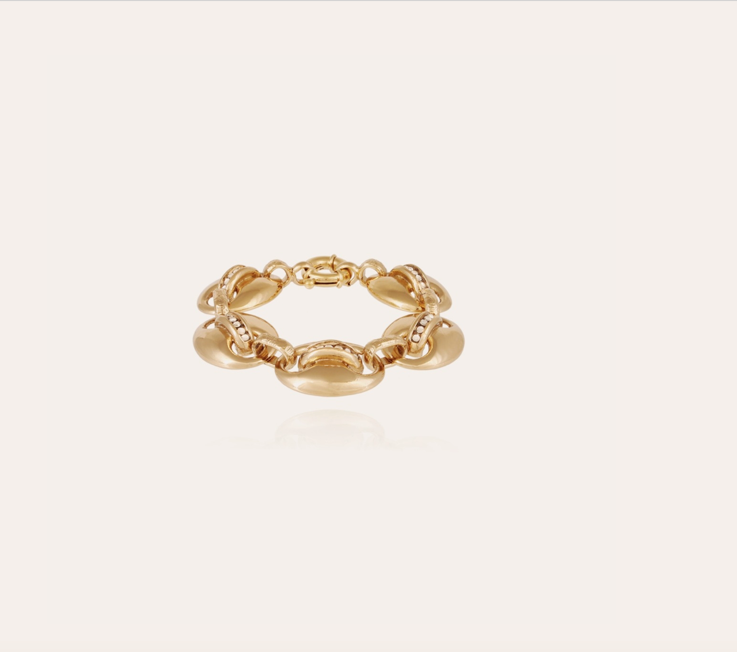 GAS BIJOUX - Bracelet COPHEA strass mini doré à l'or fin
