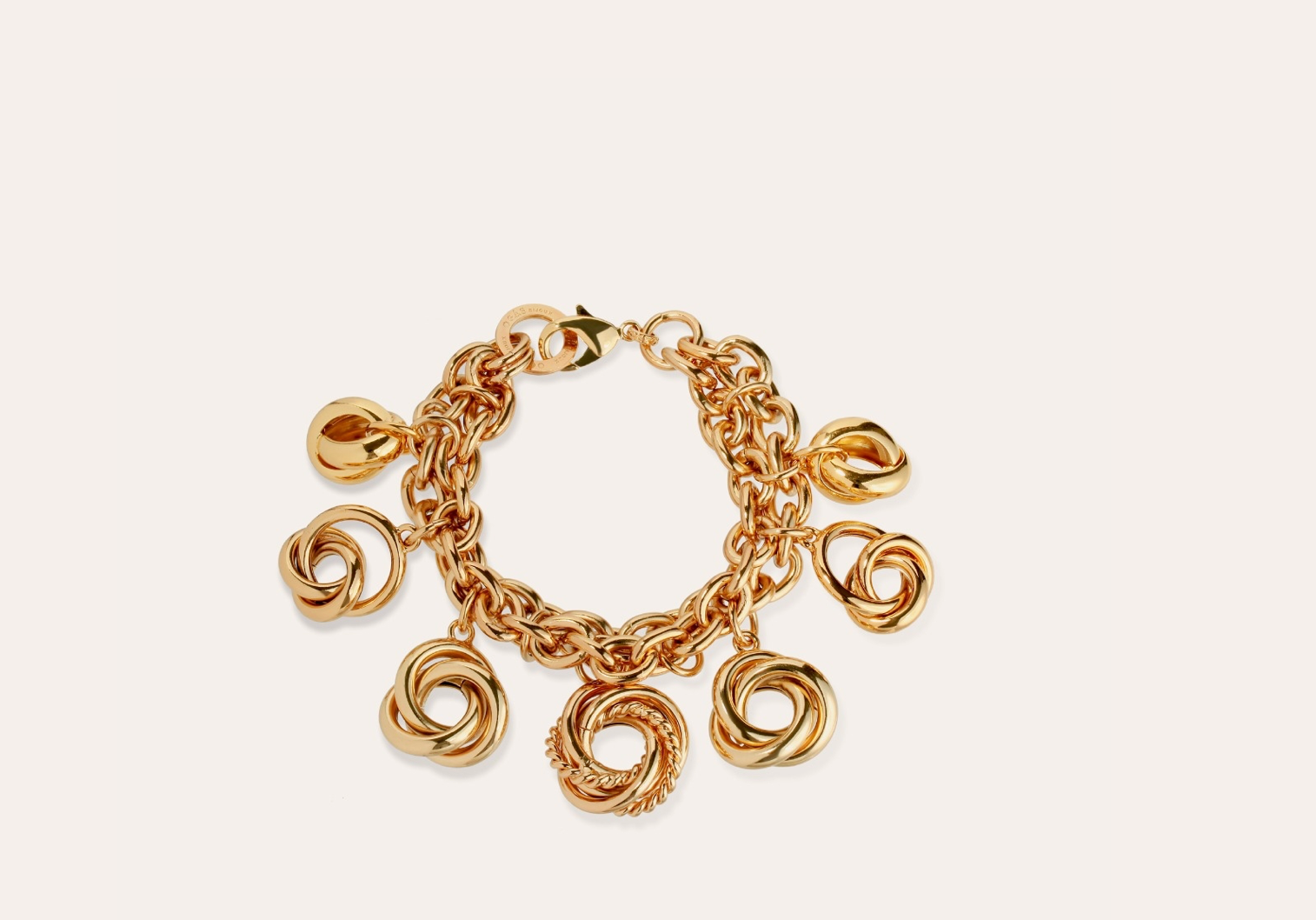 GAS BIJOUX - Bracelet charming ATIKA métal doré à l'or fin