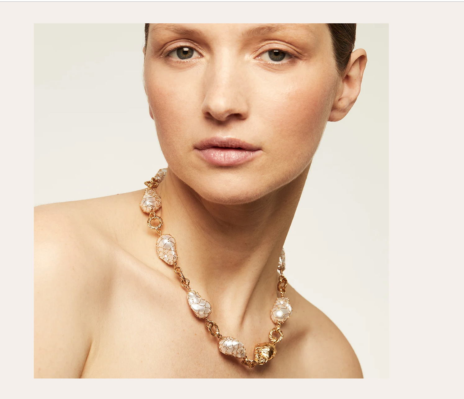GAS BIJOUX - Collier RAINBOW BIWA BIS métal doré à l'or fin