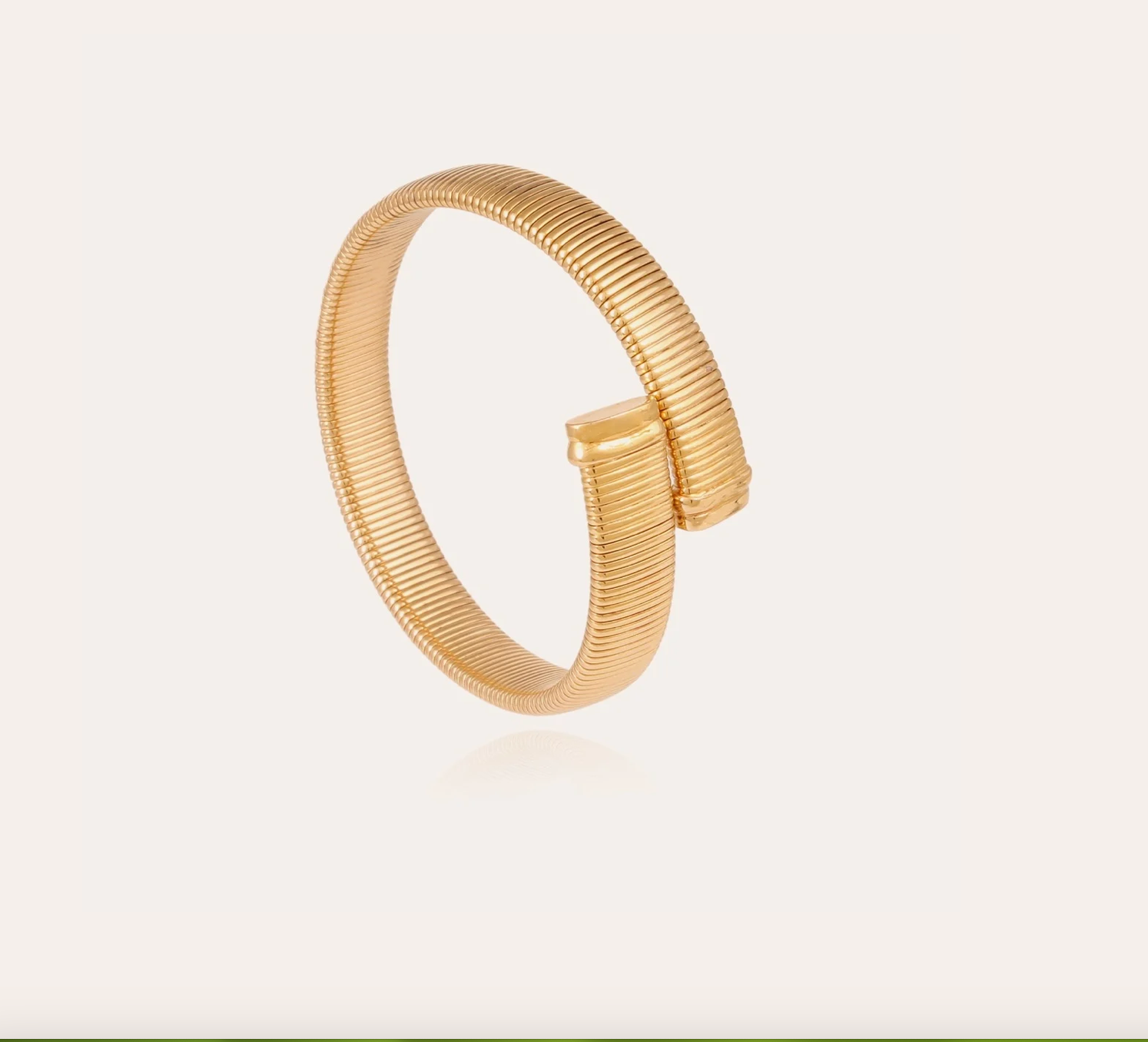 GAS BIJOUX - Bracelet MILO DOUBLE doré à l'or fin