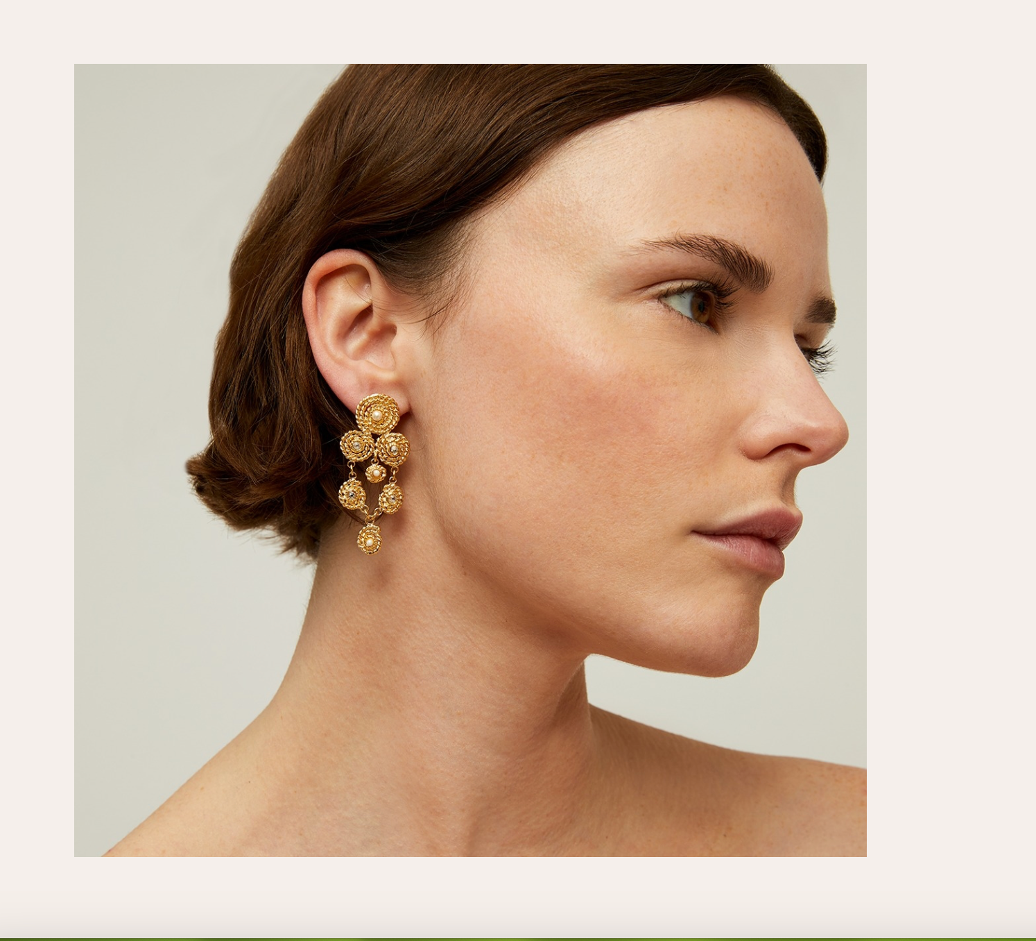 GAS BIJOUX - Boucles d'oreilles MISTRAL petit modèle dorées à l'or fin