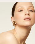 GAS BIJOUX - Boucles d'oreilles puces COPHEA dorées à l'or fin