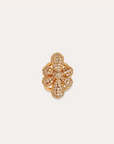 GAS BIJOUX - Bague AGAPA dorée - zircone métal doré à l'or fin