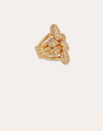 GAS BIJOUX - Bague AGAPA dorée - zircone métal doré à l'or fin